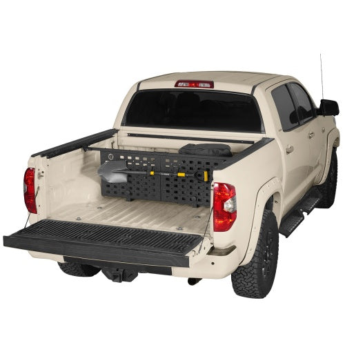 Bed Cargo Manager Divider For 2007-2021 Toyota Tundra w/ Deck Rail System - Ultralisk4x4