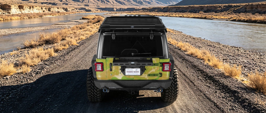 Tailgate Rack Cargo Basket (18-26 For Jeep Wrangler JL) - Ultralisk4x4