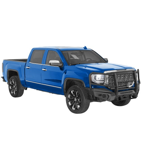 Magnus Front Bumper w/ Grille Guard For 2016-2018 GMC Sierra 1500 - Ultralisk4x4