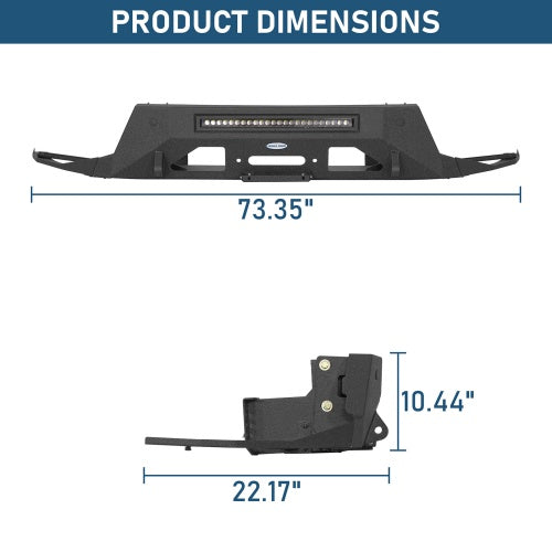 Blink Stubby Front Bumper For 2014-2023 Lexus GX460 - Ultralisk4x4