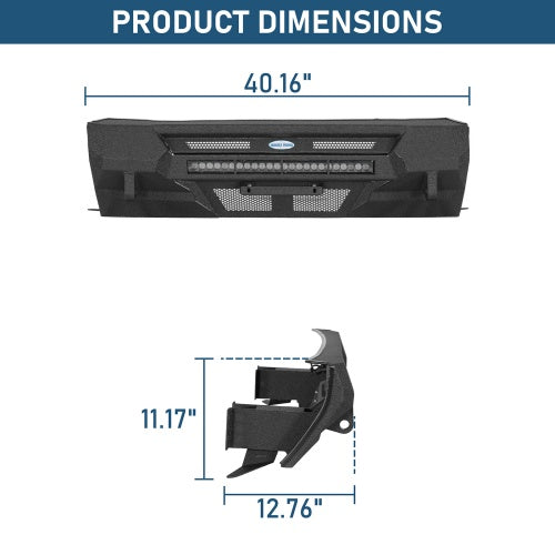 Ultralisk4x4 Blink Stubby Front Bumper - Fits 2014-2024 Toyota 4Runner (Excludes Limited & Nightshade)