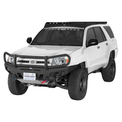 ExplorerX Front Bumper w/ Grille Guard For 2003-2005 Toyota 4Runner - Ultralisk4x4