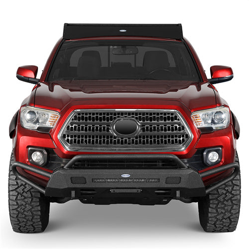 Front Bumper w/ Side Tube Guard For 2016-2023 Toyota Tacoma - Ultralisk4x4