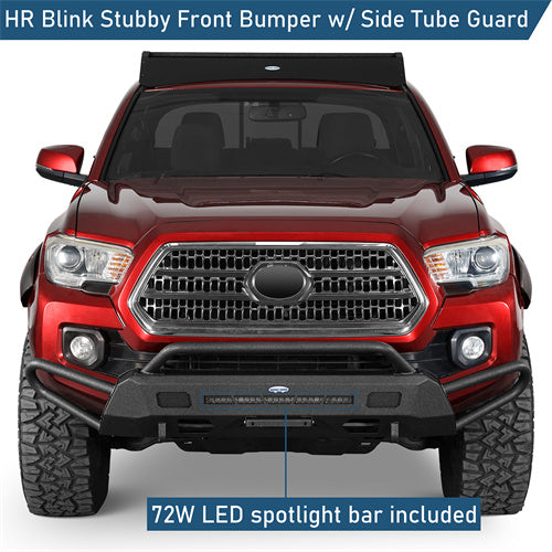 Front Bumper w/ Side Tube Guard For 2016-2023 Toyota Tacoma - Ultralisk4x4