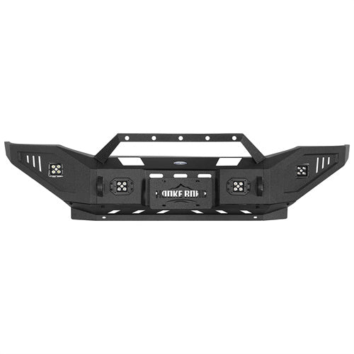 Front Bumper w/ Winch Plate & 4 LED Spotlights For 2006-2009 Ram 2500/3500 - Ultralisk4x4