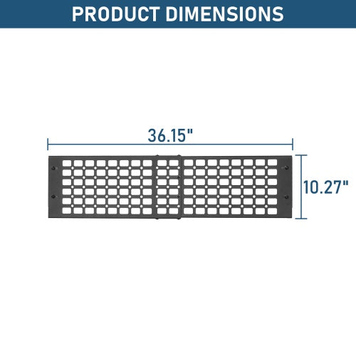 Rear Overhead MOLLE Panel For 2013-2017 Subaru XV Crosstrek - Ultralisk4x4