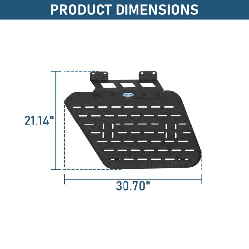 Rear Window Exterior Storage Panel MOLLE Panel Kit for 96-02 Toyota 4Runner - Ultralisk4x4