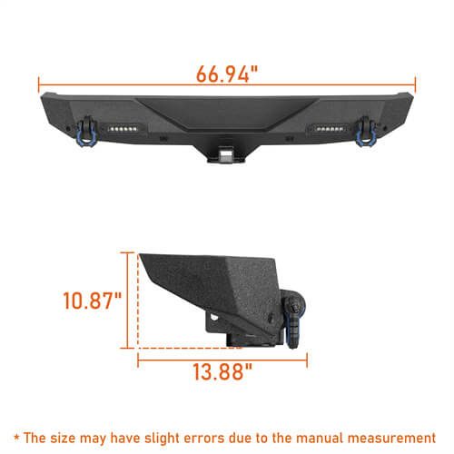 Front Bumper & Rear Bumper & Running Boards Side Steps(18-25 Jeep Wrangler JL) - ultralisk4x4