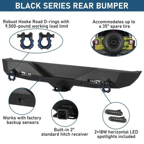 Full Width Climber Front Bumper & Explorer Rear Bumper (18-26 Jeep Wrangler JL) - ultralisk4x4