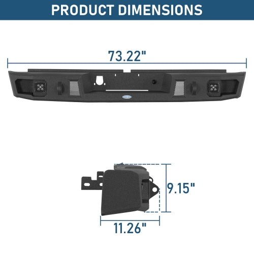 Guardian Ⅰ Rear Bumper For 2000-2006 Toyota Tundra - Ultralisk4x4
