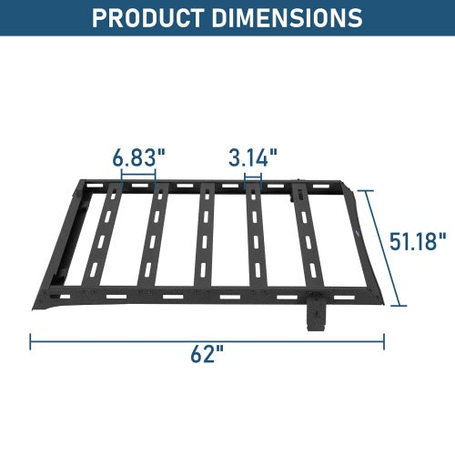 Ultralisk Series Roof Rack For 1997-2006 Jeep Wrangler TJ Hardtop(Excluding Unlimited)