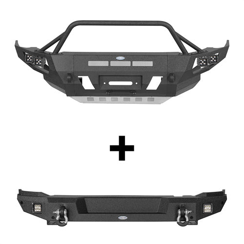 Aftermarket Front & Rear Bumper For 2021-2025 Ford Bronco (Excluding Raptor) - ultralisk4x4