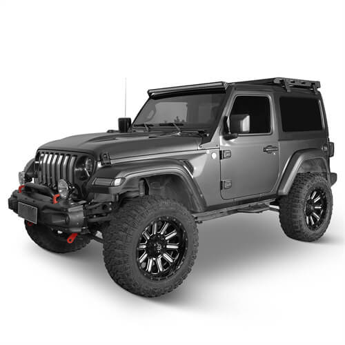 Side Hoop Steps Kit Jeep Wrangler Accessories For 2018-2023 Jeep Wrangler JL 2-Door - Ultralisk4x4 ul3060s 3