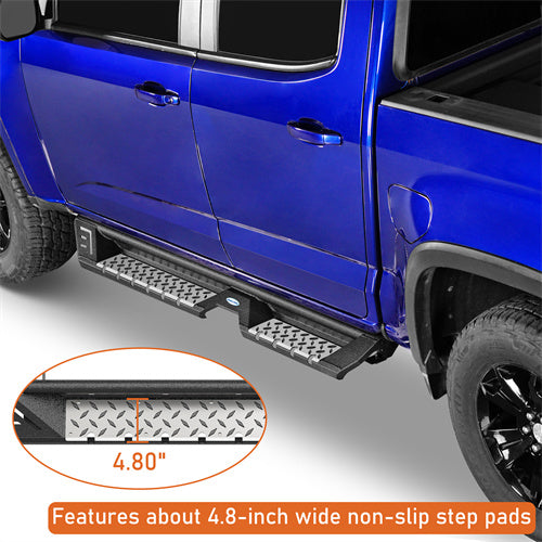 Aftermarket Side Step Bars For 2015-2025 Chevy Colorado Crew Cab & GMC Canyon Crew Cab - Ultralisk4x4