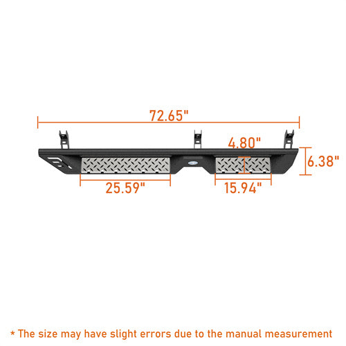 Aftermarket Side Step Bars For 2015-2025 Chevy Colorado Crew Cab & GMC Canyon Crew Cab - Ultralisk4x4