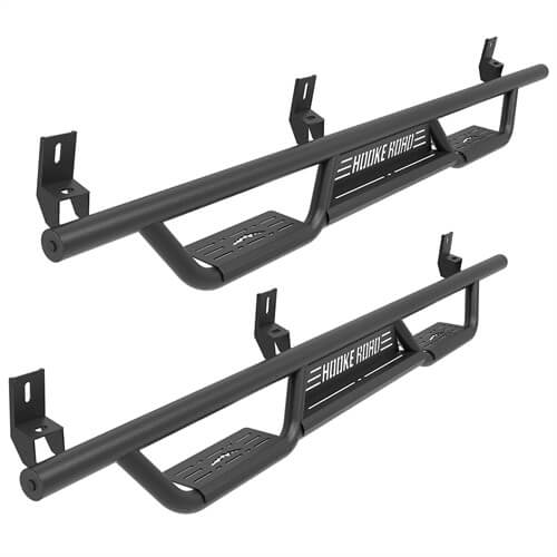 Aftermarket Nerf Side Step Bars For 2015-2025 Chevy Colorado Crew Cab & GMC Canyon Crew Cab - Ultralisk4x4