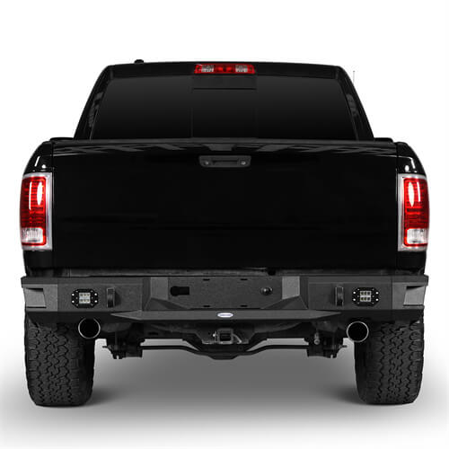 2009-2018 Dodge Ram 1500 Aftermarket Steel Rear Bumper Back Step - ultralisk4x4 ul6025s 3