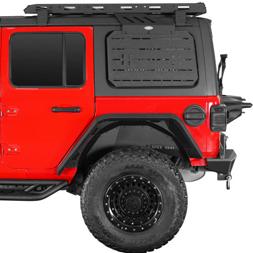 Aluminum Rear Inner Fender Liners For 2018-2025 Jeep Wrangler JL - Ultralisk4x4