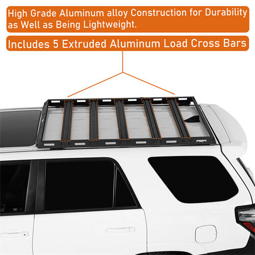 Aluminum Roof Rack For 2010-2024 Toyota 4Runner - Ultralisk4x4-u9806s-9