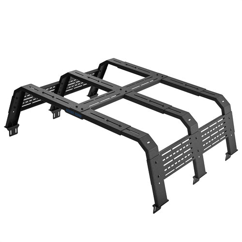 18.8" High Overland Bed Rack For 2007-2023 Toyota Tundra / 2005-2023 Tacoma(6' Bed) / 2009-2023 Ford F-150 & Raptor / 2009-2023 Ram 1500 - Ultralisk4x4