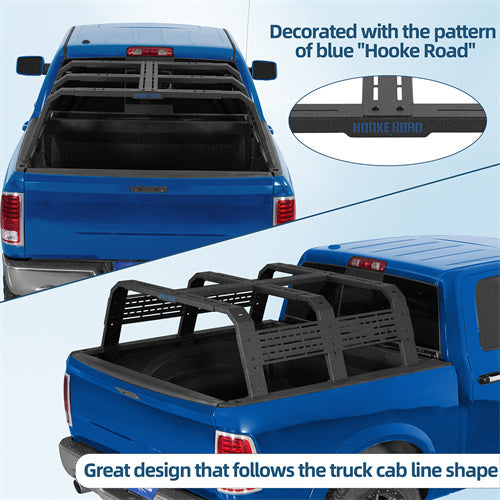 18.8" High Overland Bed Rack For 2007-2023 Toyota Tundra / 2005-2023 Tacoma(6' Bed) / 2009-2023 Ford F-150 & Raptor / 2009-2023 Ram 1500 - Ultralisk4x4