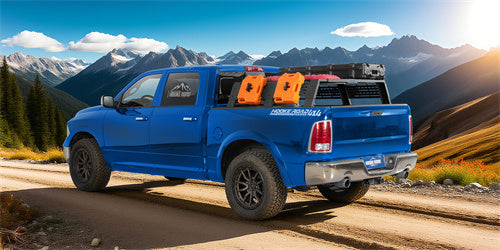 12.2" High Overland Bed Rack For 2007-2023 Toyota Tundra / 2005-2023 Tacoma(6' Bed) / 2009-2023 Ford F-150 & Raptor / 2009-2003 Ram 1500 - Ultralisk4x4