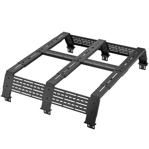 12.2" High Overland Bed Rack For 2007-2023 Toyota Tundra / 2005-2023 Tacoma(6' Bed) / 2009-2023 Ford F-150 & Raptor / 2009-2003 Ram 1500 - Ultralisk4x4