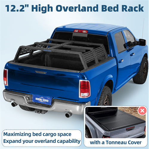 12.2" High Overland Bed Rack For 2007-2023 Toyota Tundra / 2005-2023 Tacoma(6' Bed) / 2009-2023 Ford F-150 & Raptor / 2009-2003 Ram 1500 - Ultralisk4x4