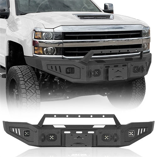 Front Bumper For 2015-2019 Chevy Silverado 2500HD/3500HD - Ultralisk4x4