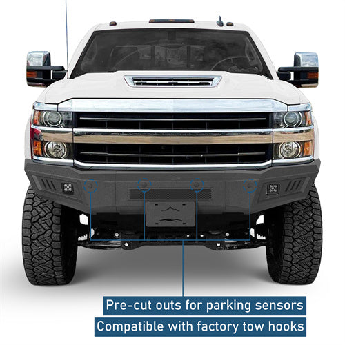 Front Bumper For 2015-2019 Chevy Silverado 2500HD/3500HD - Ultralisk4x4