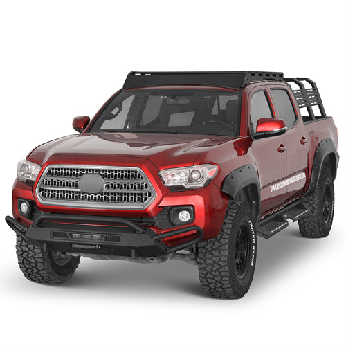 Blink Stubby Front Bumper w/ Side Tube Guard For 2016-2023 Toyota Tacoma - Ultralisk4x4