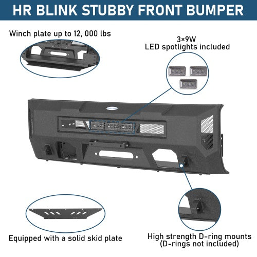 Blink Stubby Front Bumper For 14-21 Toyota Tundra - Ultralisk4x4