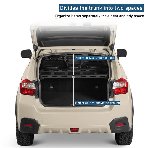 Lightweight Steel Basket Interior Cargo Rack For 2013-2017 Subaru XV Crosstrek - Ultralisk4x4