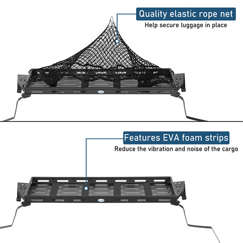 Lightweight Steel Basket Interior Cargo Rack For 2013-2017 Subaru XV Crosstrek - Ultralisk4x4