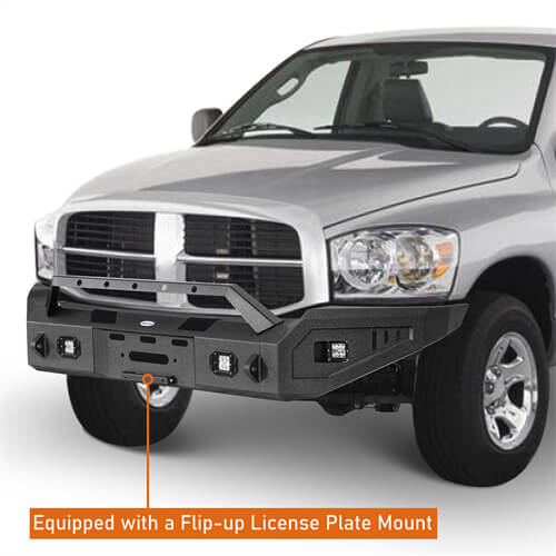 Discovery Ⅰ Full-Width Ram 1500 Front Bumper Pickup Truck Parts For 2006-2008 Ram 1500 - Ultralisk4x4 b6505 8
