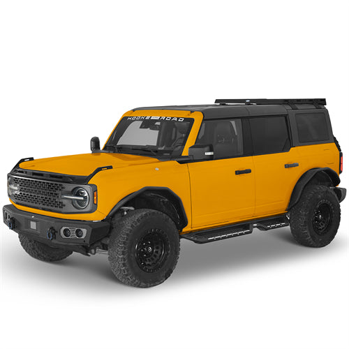 Flux Tube Fender Flares For 2021-2025 Ford Bronco 4-Door(Excluding Heritage Edition, Everglades, Heritage Limited Edition, Stroppe Edition, Raptor) - Ultralisk4x4