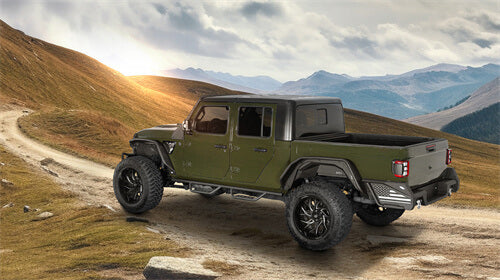 Road Trip Flux Tube Fender Flares For 2020-2025 Jeep Gladiator JT - Ultralisk4x4