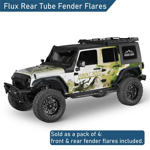 Tubular Fender Flares For 2007-2018 Jeep Wrangler JK - Ultralisk 4x4