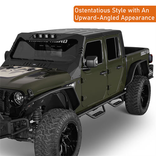 Road Trip Flux Tube Fender Flares For 2020-2024 Jeep Gladiator JT - Ultralisk4x4 -u7021-5