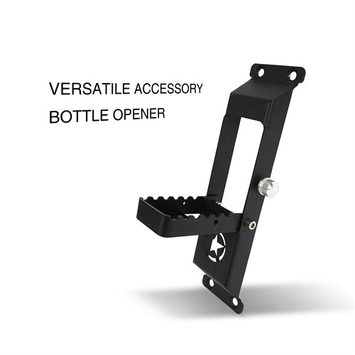 Star Matte Black Metal Folding Door Hinge Steps For 2007-2018 Jeep Wrangler JK - Ultralisk4x4