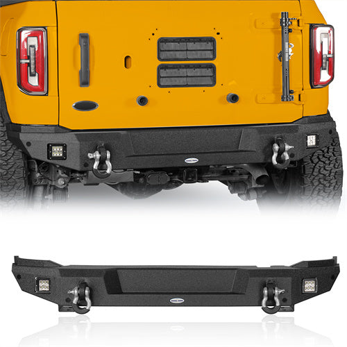 Aftermarket Classic Rear Bumper For 2021-2025 Ford Bronco (Excluding Raptor) - ultralisk4x4