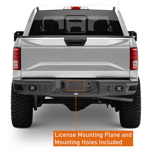 Rear Bumper w/ LED Spotlights For 2018-2020 Ford F-150(Excluding Raptor) - Ultralisk4x4