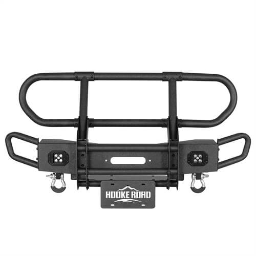 Rock Crawler Front Bumper For 2018-2024 Jeep Wrangler JL & 2020-2024 Gladiator JT - Ultralisk4x4 - u3081s - 3