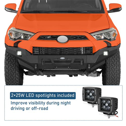 Grizzly Series Front Bumper For 2014-2024 Toyota 4Runner - Ultralisk4x4