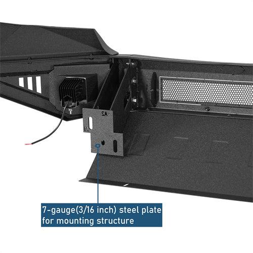 Front Bumper w/ Skid Plate For 2015-2020 Chevy Colorado (Excluding ZR2 Models) - Ultralisk4x4