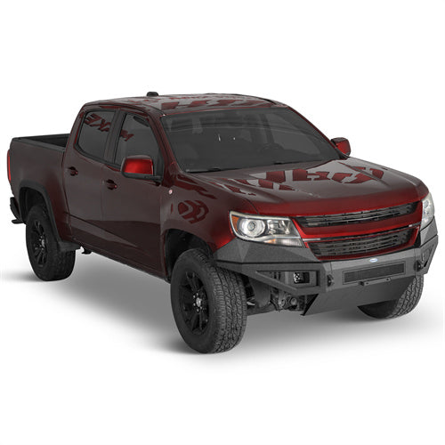 Front Bumper w/ Skid Plate For 2015-2020 Chevy Colorado (Excluding ZR2 Models) - Ultralisk4x4