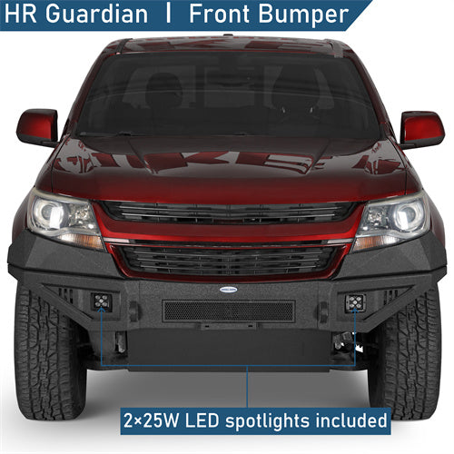 Front Bumper w/ Skid Plate For 2015-2020 Chevy Colorado (Excluding ZR2 Models) - Ultralisk4x4