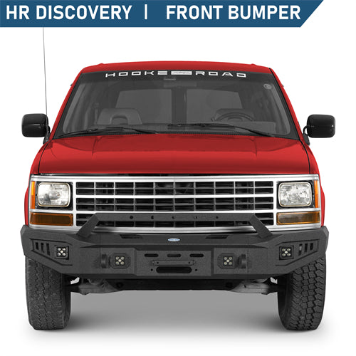 Discovery Ⅰ Front Bumper w/ Winch Plate For 1992-1999 Chevy Suburban Tahoe/GMC Yukon - Ultralisk4x4