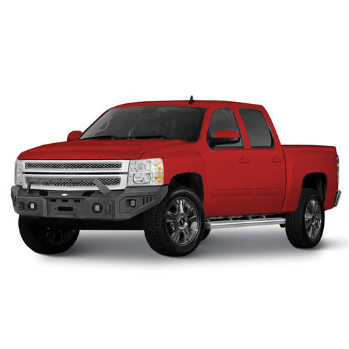 Offroad Full Width Front Bumper ( 2007-2013 Chevy Silverado 1500) - Ultralisk 4x4
