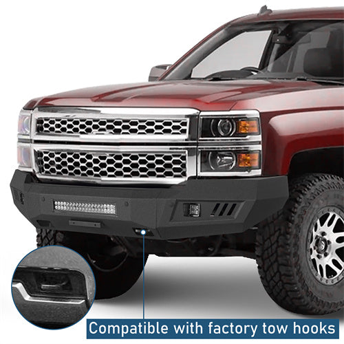 Front Bumper(14-15 Chevy Silverado 1500) - ultralisk4x4